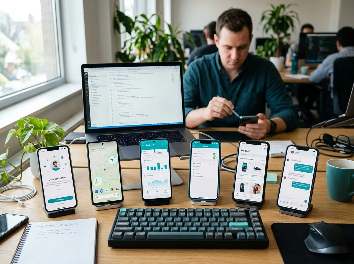 Pruebas de una aplicación móvil en varios dispositivos
